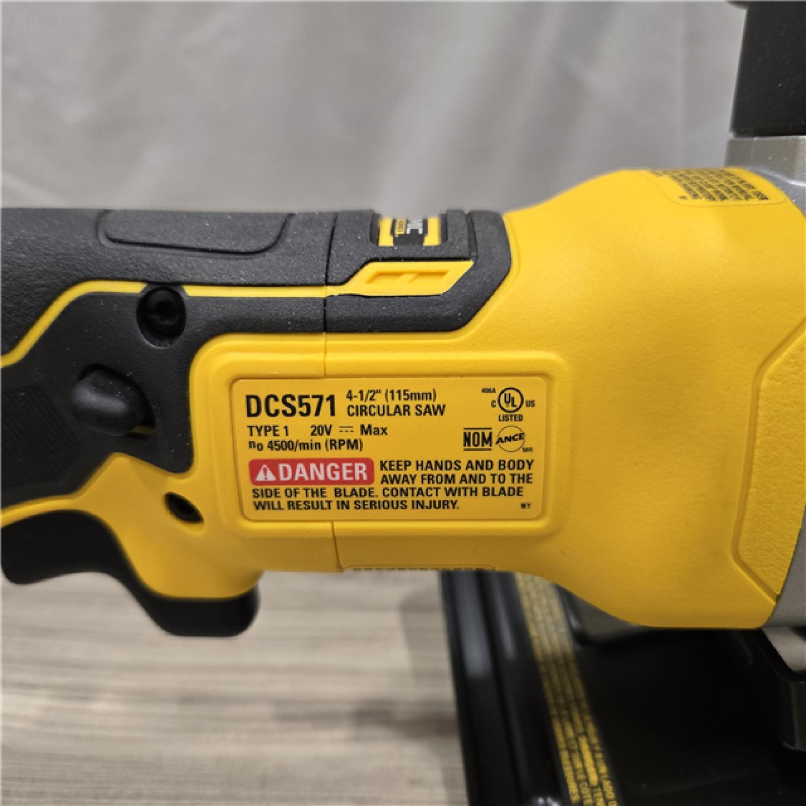 AS-IS DEWALT ATOMIC 20V MAX Cordless 4-1/2 in. Circular Saw (Tool Only)