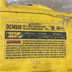 AS-IS DEWALT 20-Volt 21° Cordless Framing Nailer (Tool-Only)