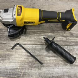 AS-IS DEWALT 20V MAX Cordless Brushless 4-1/2 in. Angle Grinder with Paddle Switch (Tool Only)