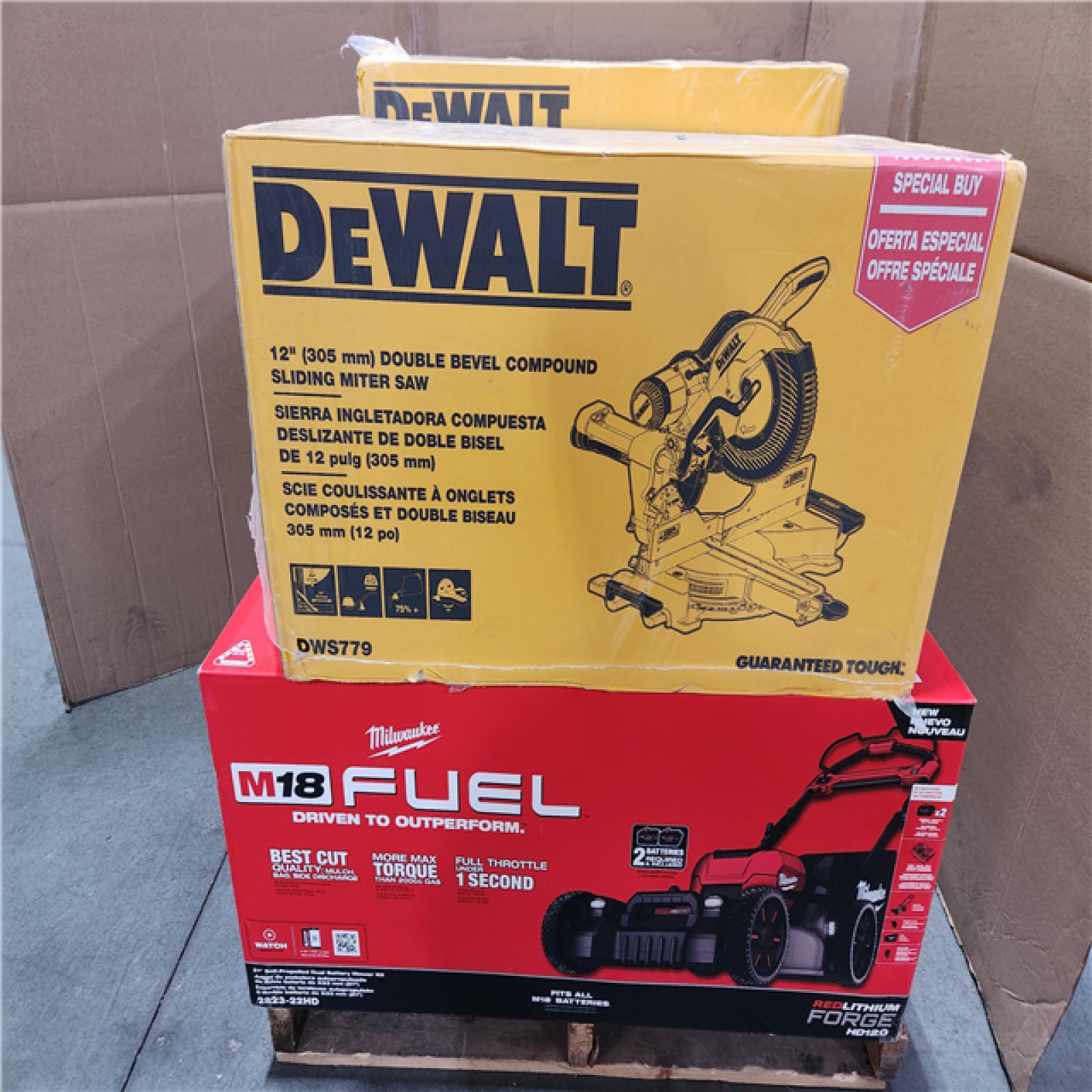 California NEW DeWalt & Milwaukee Tool Pallet