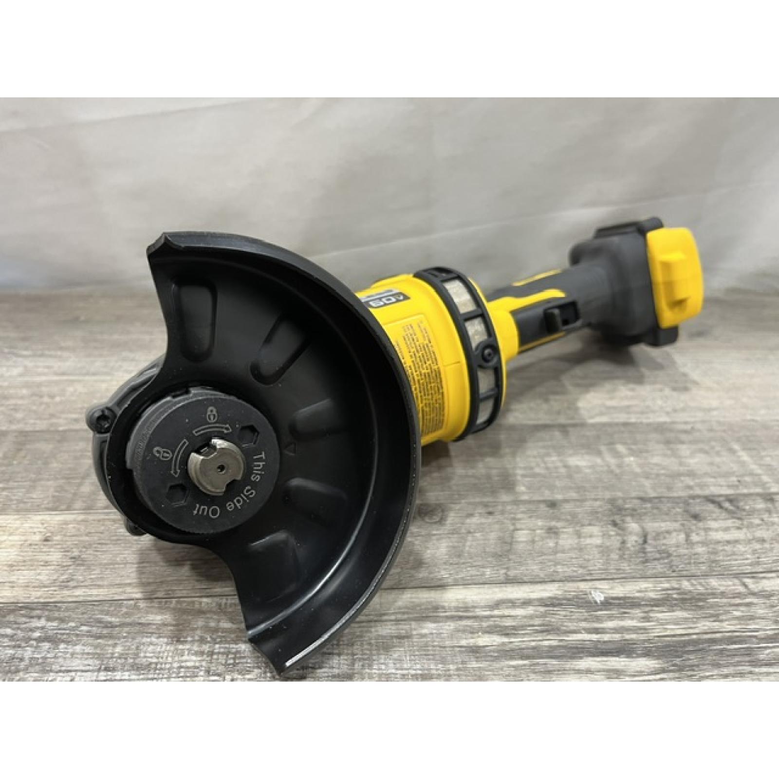 AS-IS DEWALT FLEXVOLT 60V MAX Cordless Brushless 4.5 in. to 6 in. Small Angle Grinder with Kickback Brake (Tool Only)