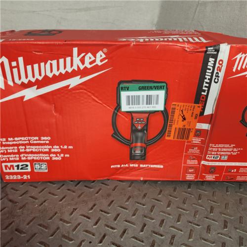 Houston Location AS IS - Milwaukee 2323-21 M12 M-Spector 360 4' Inspection Camera