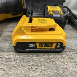 AS-IS DEWALT 20V MAX XR Lithium-Ion Cordless 18-Gauge Narrow Crown Stapler Kit