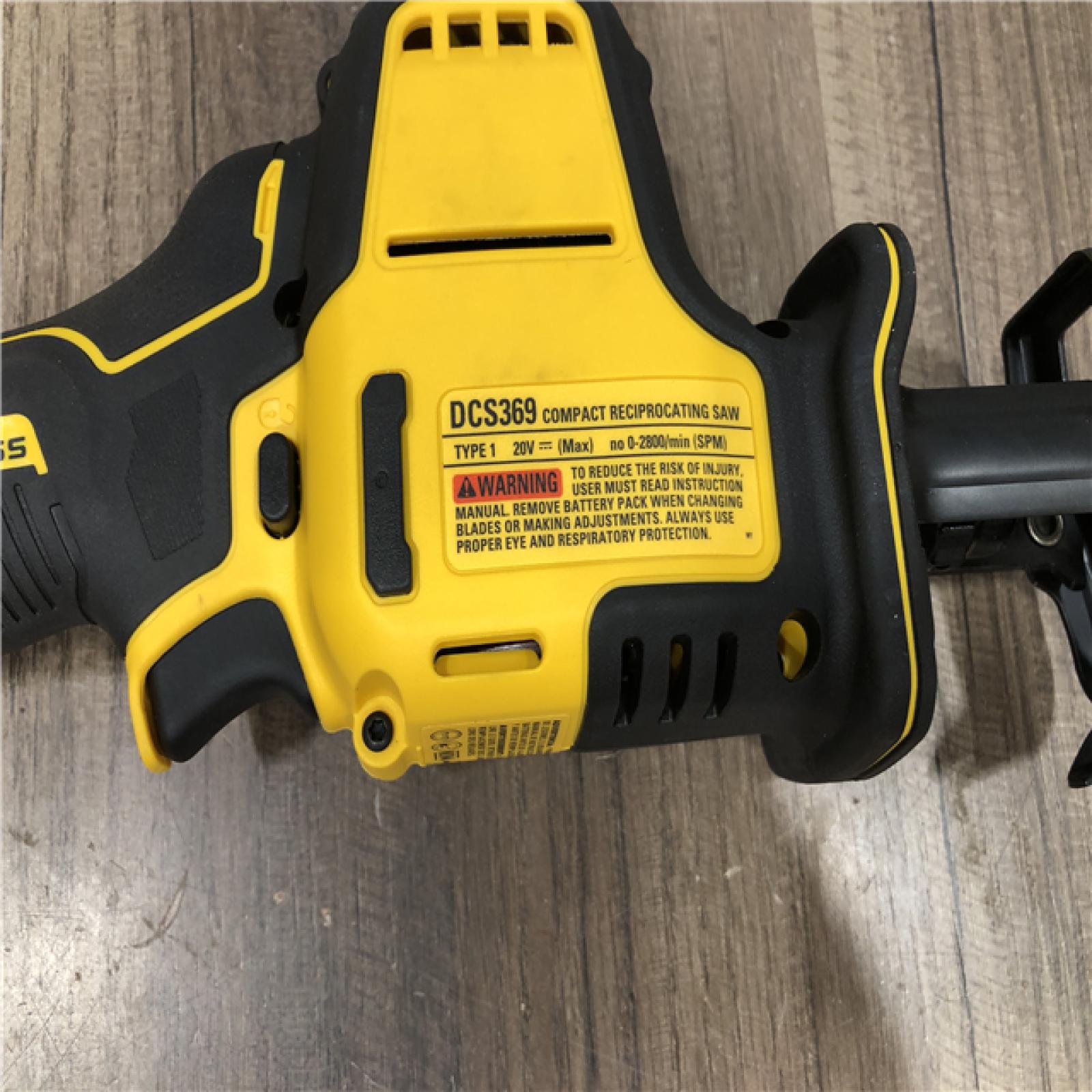 AS-IS DEWALT ATOMIC 20V MAX Cordless Brushless Compact Reciprocating Saw (Tool Only)