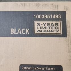 Phoenix NEW Husky 62 in. W x 24 in. D 2-Drawer Adjustable Height Black Workbench Table with Solid Wood Top (SEALED)