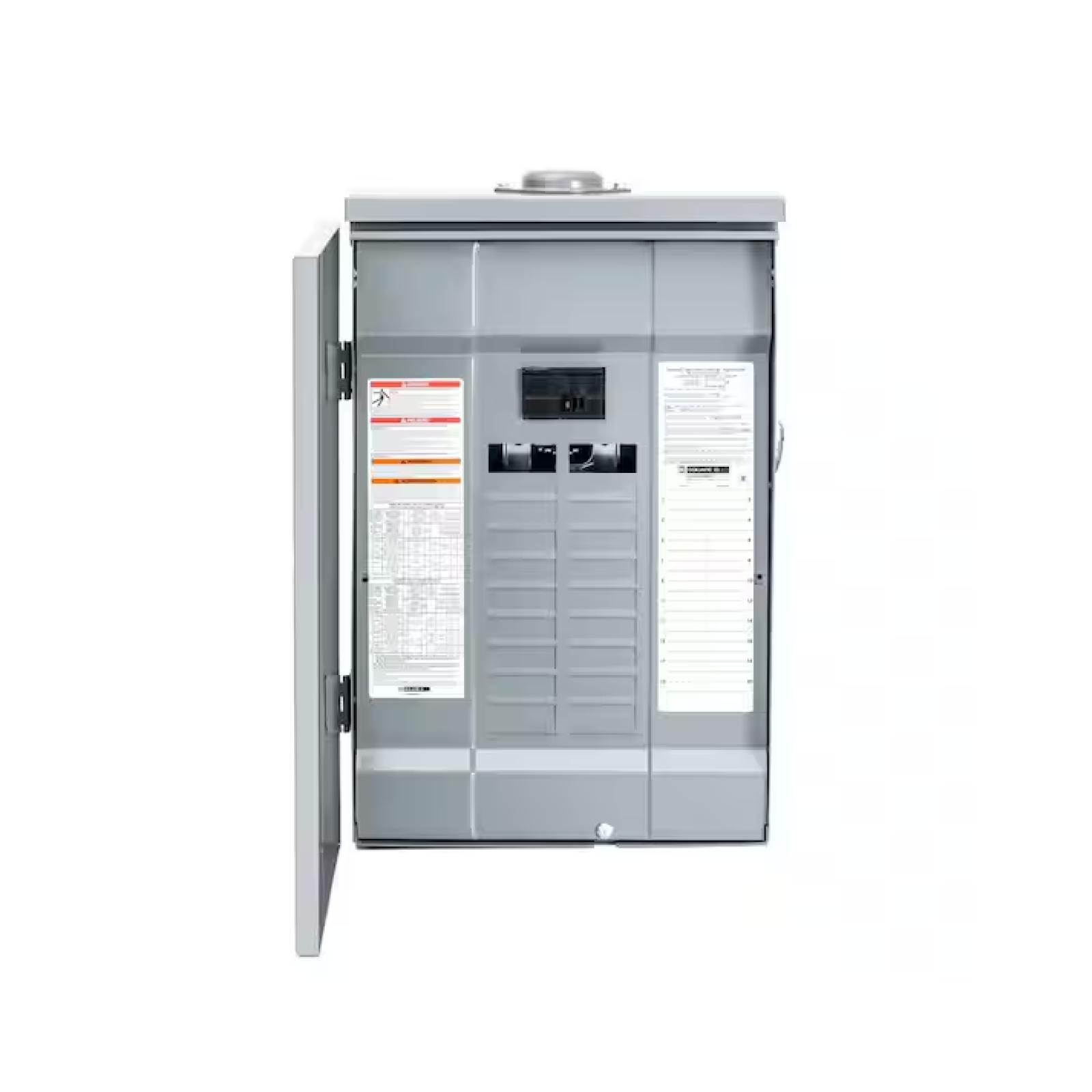 DALLAS LOCATION - Square D Homeline 100 Amp 20-Space 40-Circuit Outdoor Main Breaker PALLET-(12 UNITS)