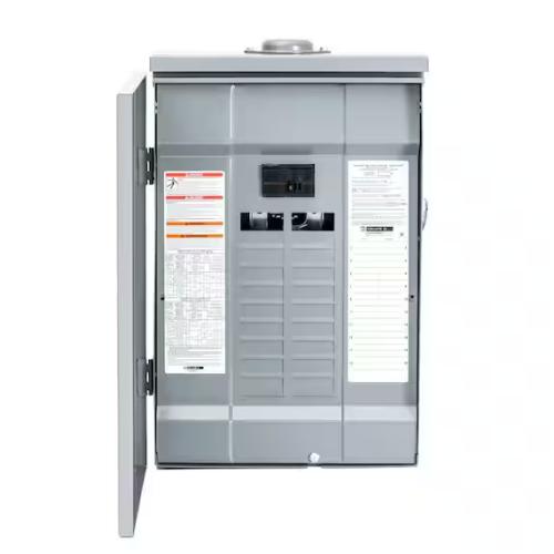 DALLAS LOCATION - Square D Homeline 100 Amp 20-Space 40-Circuit Outdoor Main Breaker PALLET-(12 UNITS)