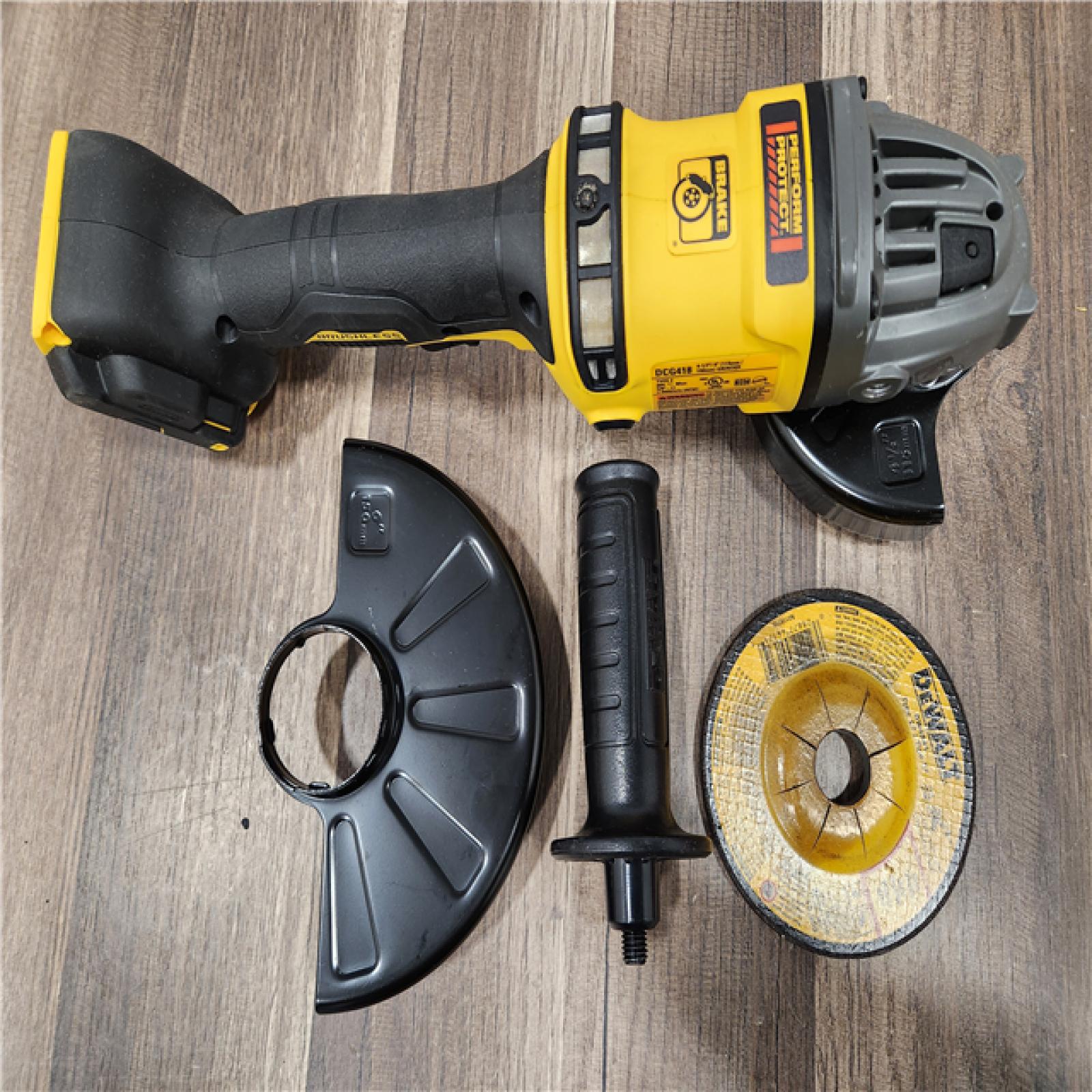 AS-IS - DEWALT 60V MAX Cordless Brushless 4.5 in. to 6 in. Small Angle Grinder with Kickback Brake