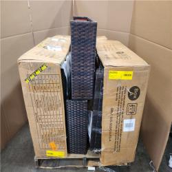 Phoenix Halmuz 5-Piece Wicker Patio Conversation Set with Sand Cushions