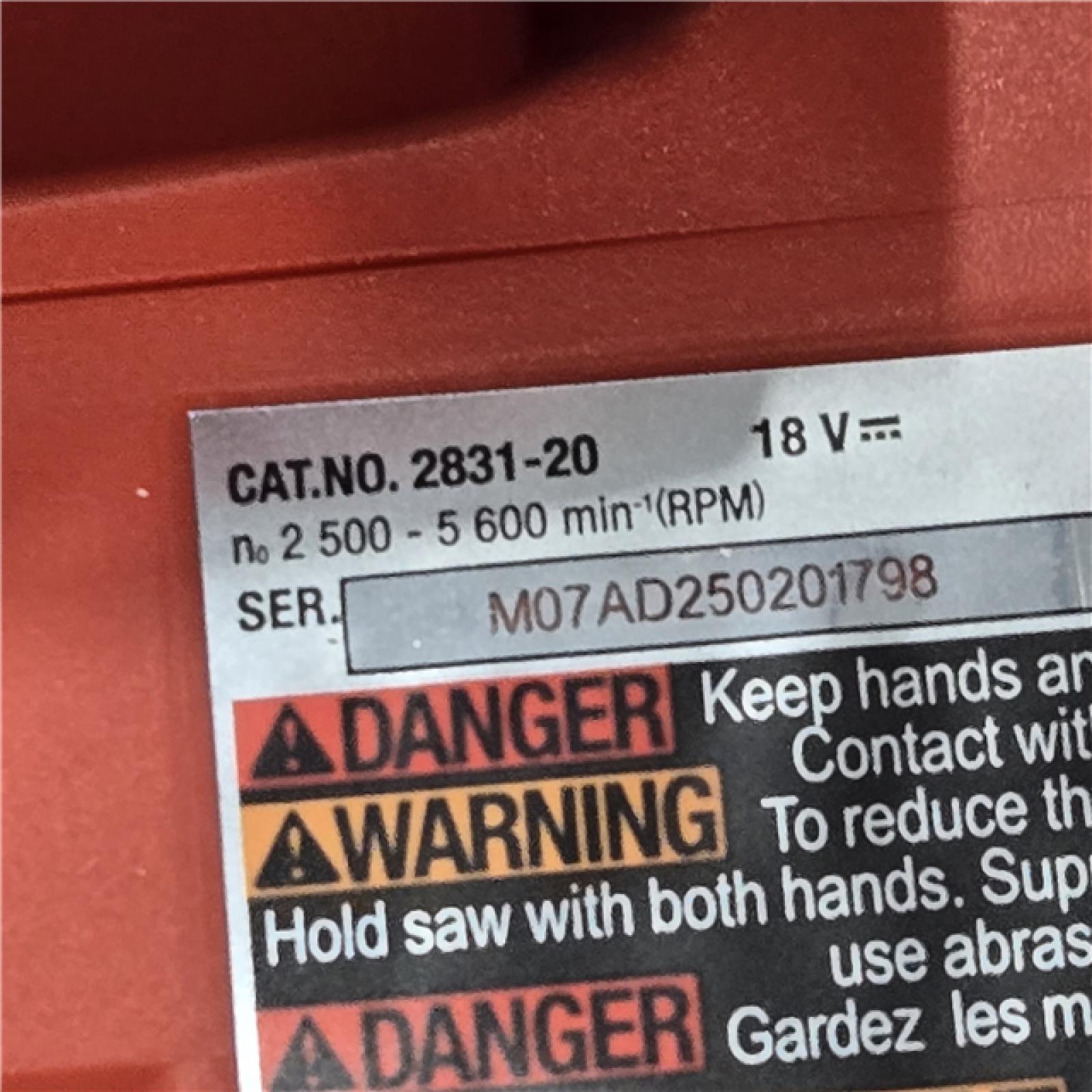 AS-IS - Milwaukee M18 FUEL 6-1/2 Plunge Track Saw (Tool-Only)