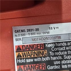 AS-IS - Milwaukee M18 FUEL 6-1/2 Plunge Track Saw (Tool-Only)