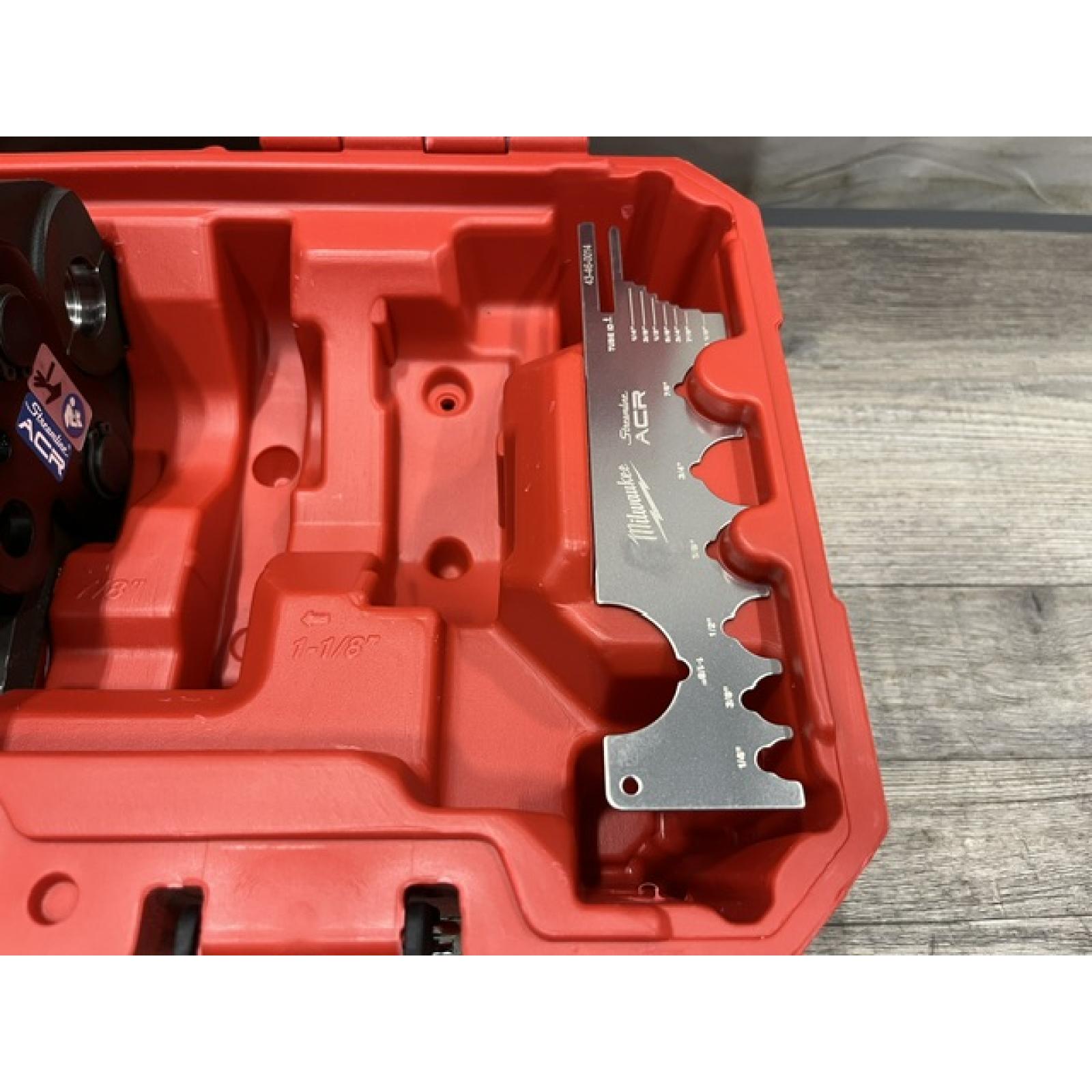 AS-IS Milwaukee 1/4 in. -7/8 in. Streamline ACR Copper Press Jaw Kit for M18 FORCE LOGIC Press Tools