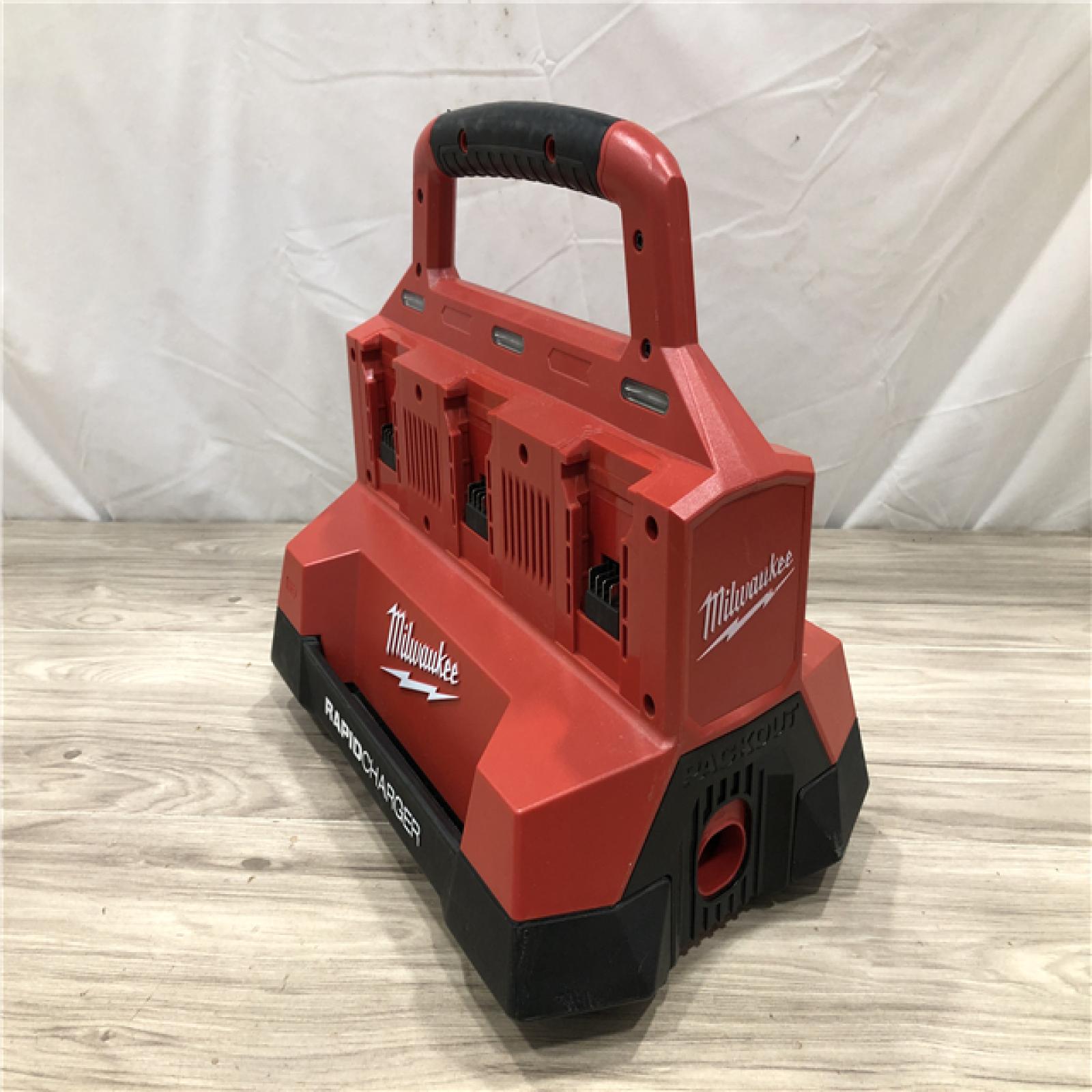 AS-IS Milwaukee 18V Lithium-Ion PACKOUT 6-Port Rapid Charger