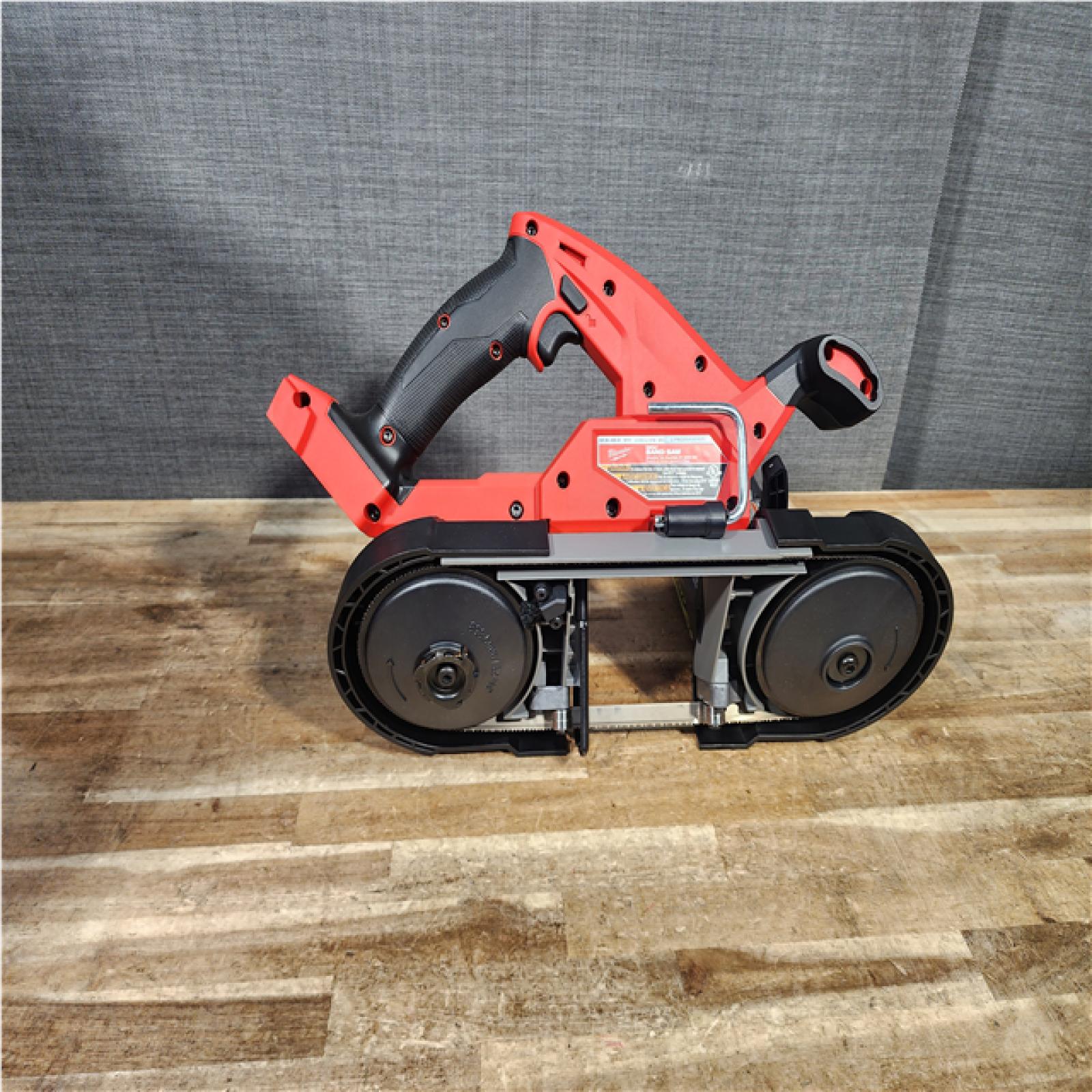 Houston Location AS-IS Milwaukee FUEL 18V Lithium-Ion Brushless Cordless Compact Bandsaw (Tool-Only)
