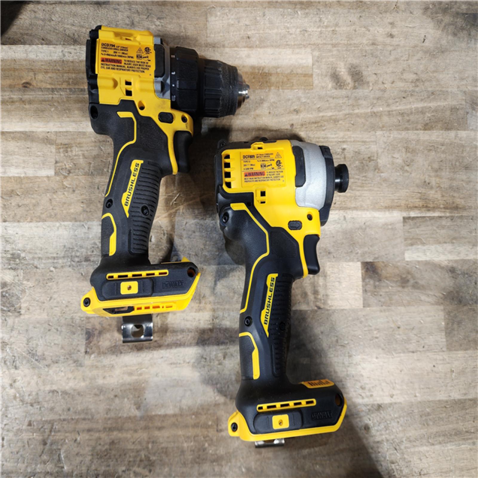 HOUSTON LOCATION - AS-IS DEWALT ATOMIC 20-Volt MAX Lithium-Ion Cordless Combo Kit