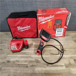 HOUSTON LOCATION - AS-IS MILWAUKEE M12 12V Lithium-Ion Cordless M-SPECTOR 360-Degree 4 Ft. Inspection Camera Kit