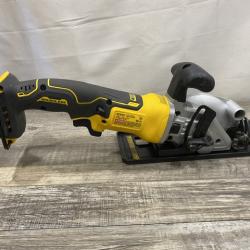 AS-IS DEWALT Atomic 20-Volt Maximum Lithium-Ion Cordless Brushless 4-1/2 in. Circular Saw Kit