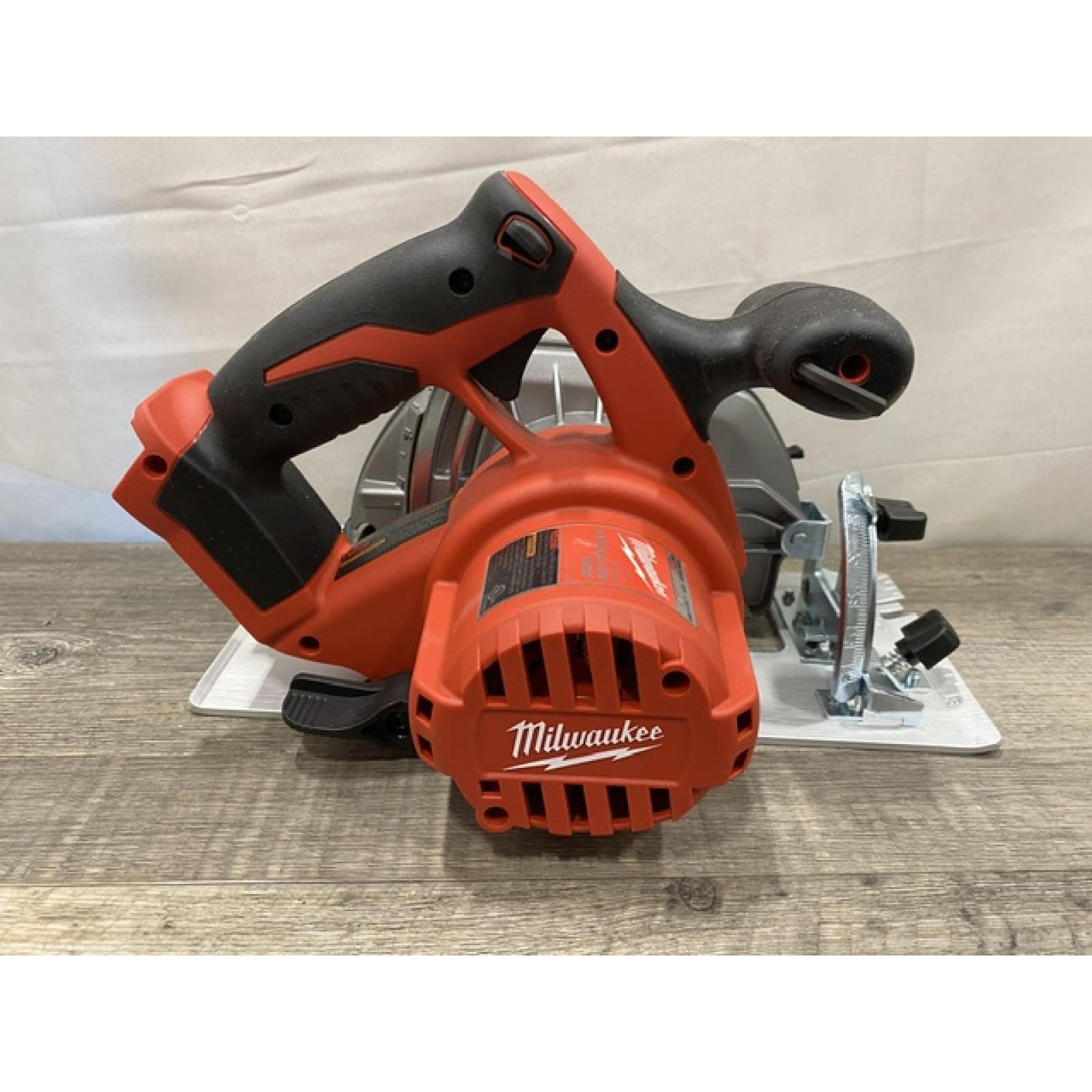AS-IS Milwaukee 18V Lithium-Ion Cordless 6-1/2 in. Circular Saw (Tool-Only)