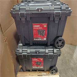 Phoenix AS-IS Husky 23 in. Black Heavy Duty Large Rolling Toolbox with Tool Tray and Keyed Lock Pallet (4-Boxes)