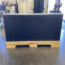 DALLAS LOCATION - Husky 84 in. W x 24 in. D 9-Drawer Heavy-Duty Mobile Workbench with Stainless Steel Top in Matte Black