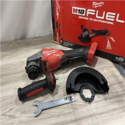 AS-IS Milwaukee FUEL 18-Volt Lithium-Ion Brushless Cordless 4-1/2 in./6 in. Braking Grinder with Paddle Switch (Tool-Only)