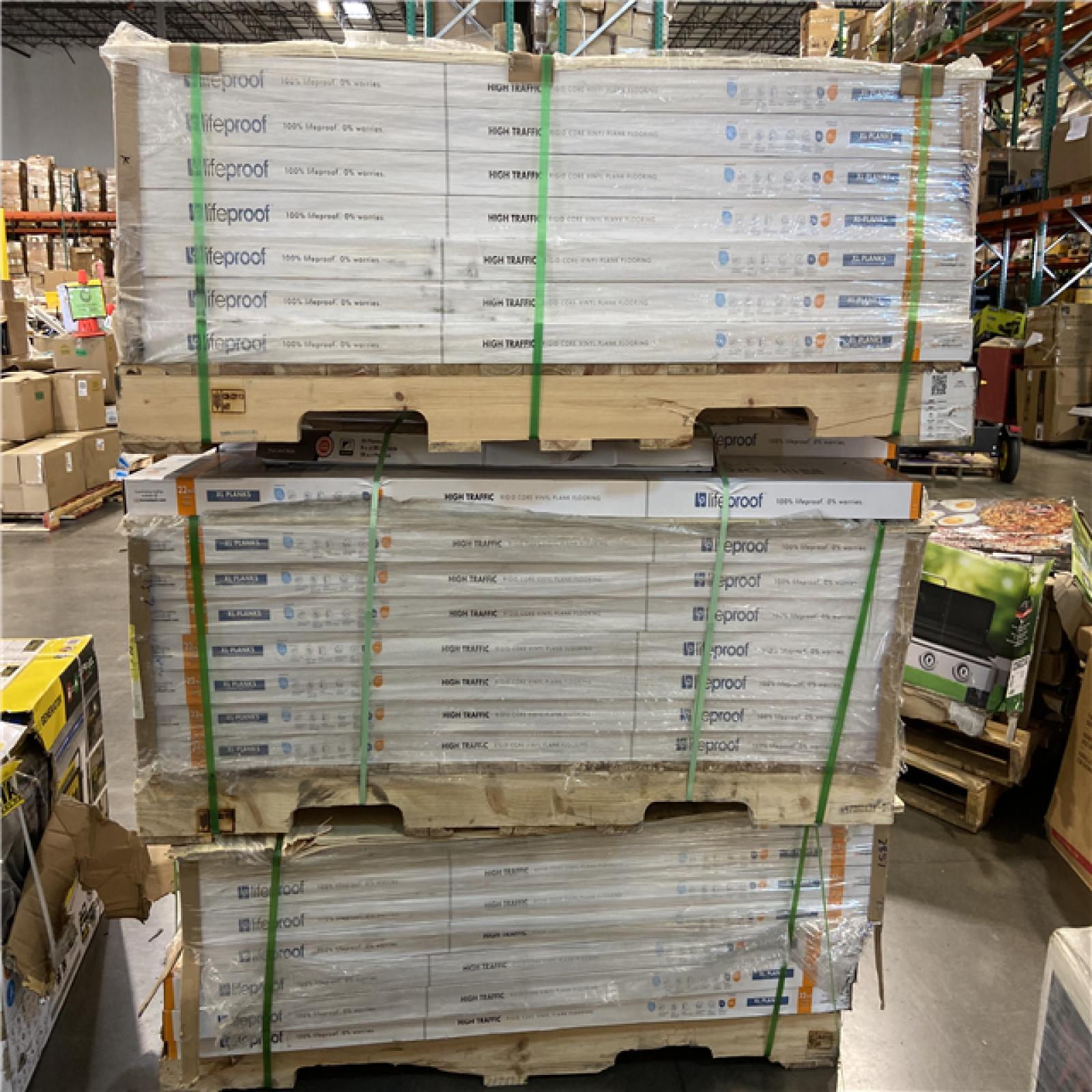 DALLAS LOCATION - Lifeproof Spring Park Oak 22 MIL x 8.7 in. W x 59 in. L Click Lock Waterproof Luxury Vinyl Plank Flooring (25 sqft/case) 90 CASES
