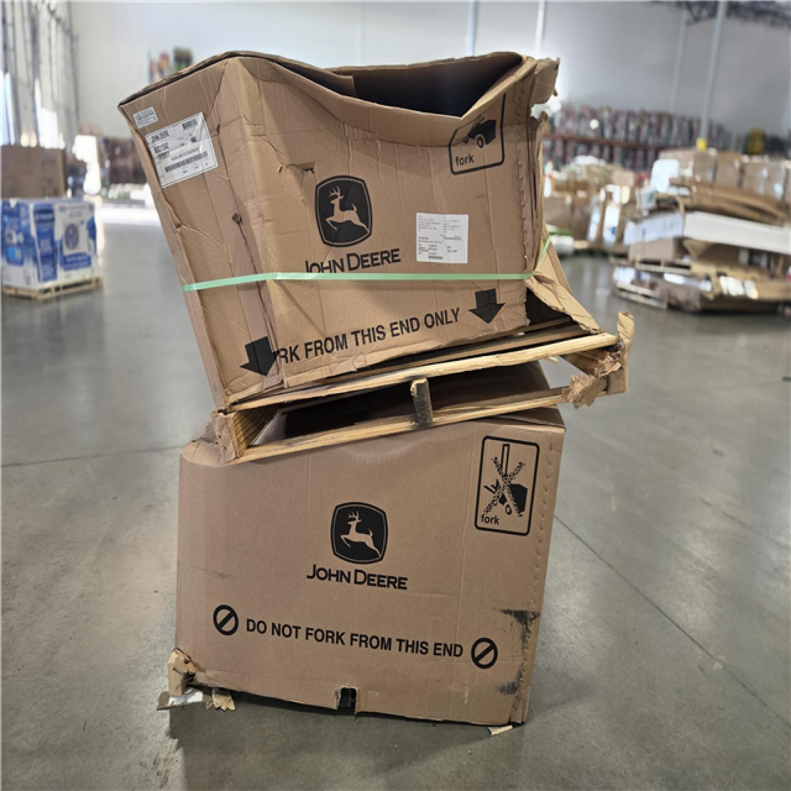 DALLAS LOCATION- AS-IS John Deere  42 in. 6.5 Bushel Zero-Turn Mower Twin Bagger for Z300 Series PALLET ( 2 UNITS)