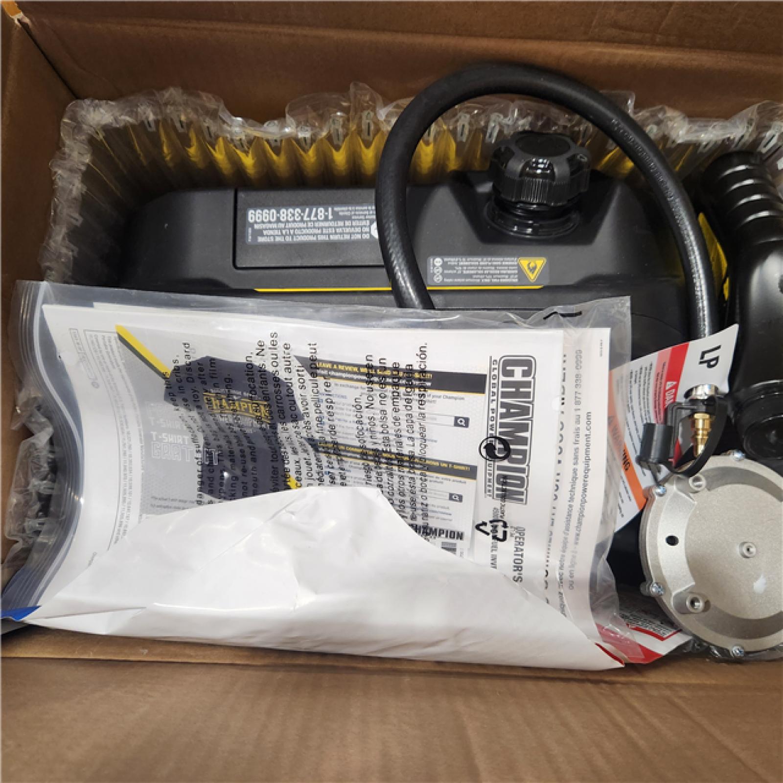 Dallas Location - As-Is Champion Power Equipment 4500/3250-Watt Gasoline PoweredInverter Generator