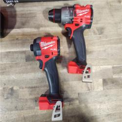 HOUSTON LOCATION - AS-IS (APPEARS LIKE NEW) MILWAUKEE M18 FUEL 18V Lithium-Ion Brushless Cordless Hammer Drill and Impact Driver Combo Kit (2-Tool) with 2 Batteries