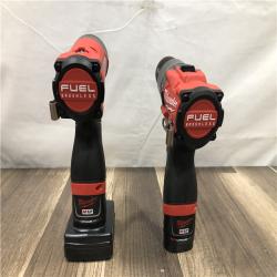 AS-IS Milwaukee FUEL 12-Volt Lithium-Ion Brushless Cordless Hammer Drill and Impact Driver Combo Kit