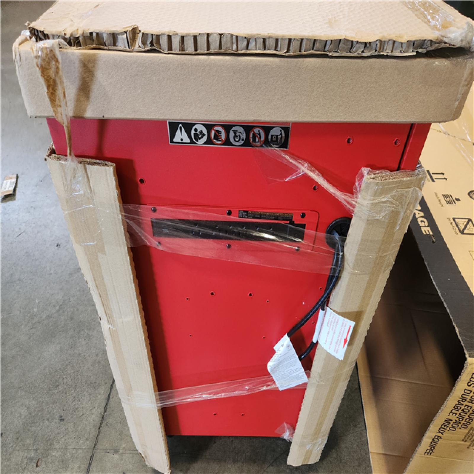 Phoenix LIKE NEW Milwaukee High Capacity 61 in. W x 22.1 in D 11-Drawer Mobile Workbench Cabinet with Solid Wood Top and Pegboard