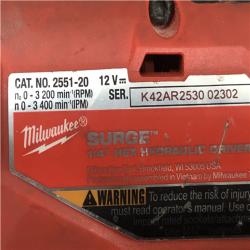 AS-IS Milwaukee FUEL SURGE 12V Lithium-Ion Brushless Cordless 1/4 in. Hex Impact Driver Compact Kit