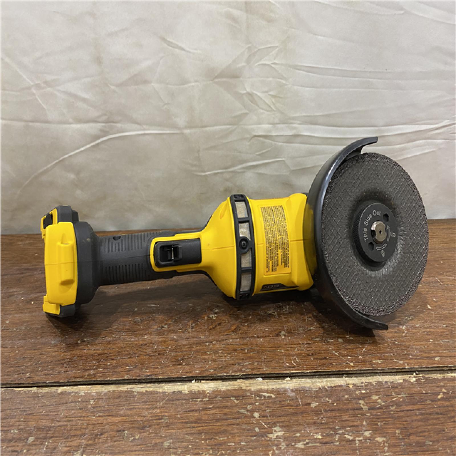 AS-IS DEWALT 60V MAX Cordless Brushless 4.5 in. to 6 in. Small Angle Grinder with Kickback Brake (Tool Only)