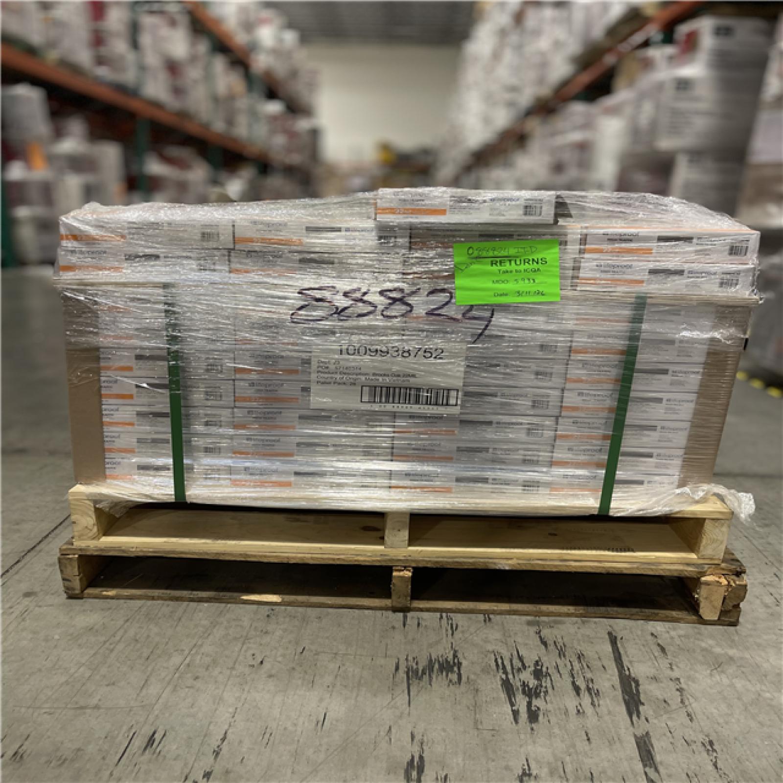 DALLAS LOCATION - Lifeproof Brooks Oak 22 MIL x 8.7 in. W x 48 in. L Click Lock Waterproof Luxury Vinyl Plank Flooring (20.1 sqft/case) PALLET-(37 CASES)