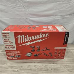 NEW  Milwaukee M18 18-Volt Lithium-Ion Cordless Combo Kit 7-Tool with 2-Batteries, Charger and Tool Bag