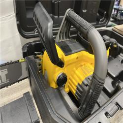 AS-IS DEWALT FLEXVOLT 60-Volt MAX 20 in. Brushless Cordless Battery Powered Chainsaw and Case (Tool with Case Only)