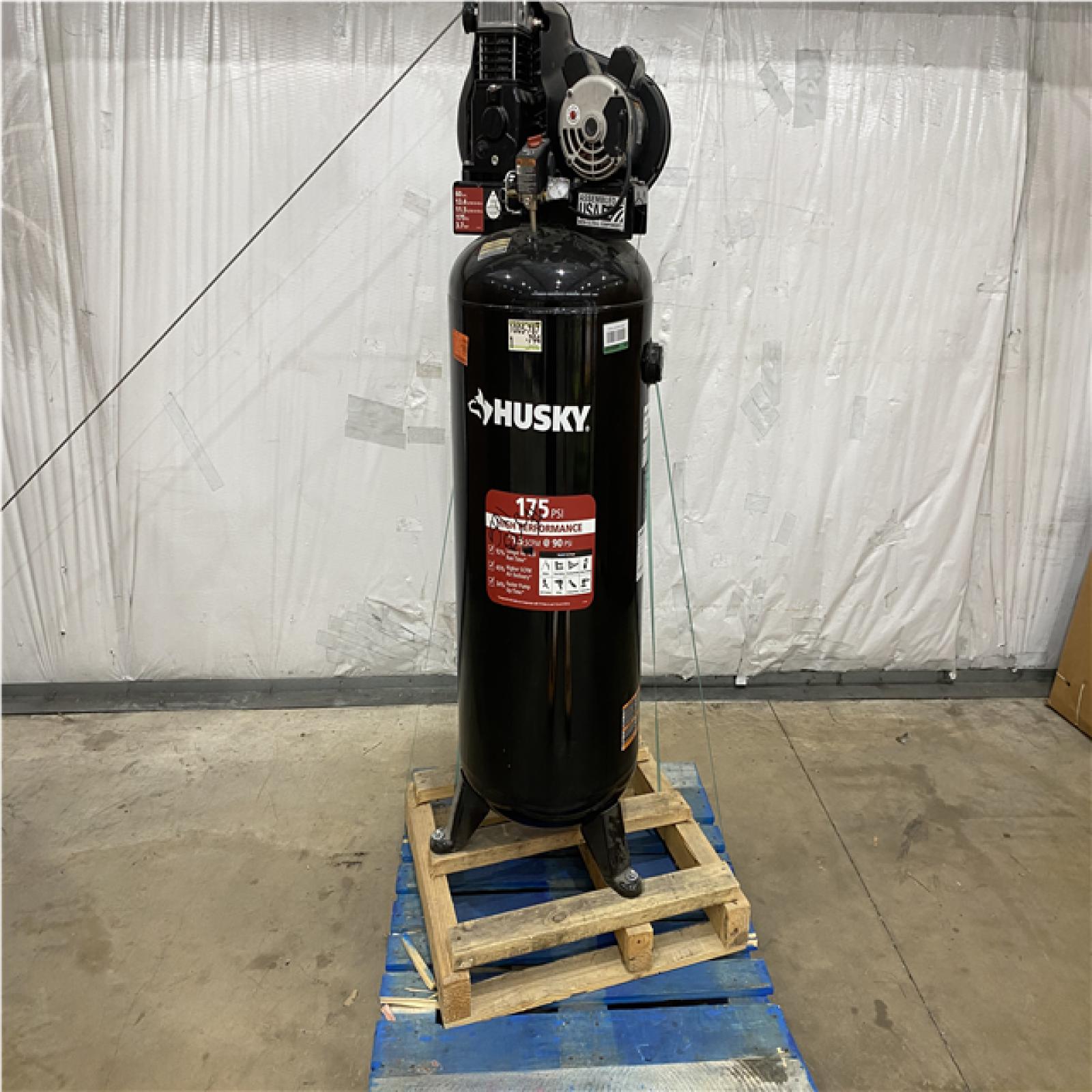 Houston Location - AS-IS Outdoor Power Equipment HUSKY AIR COMPRESSOR