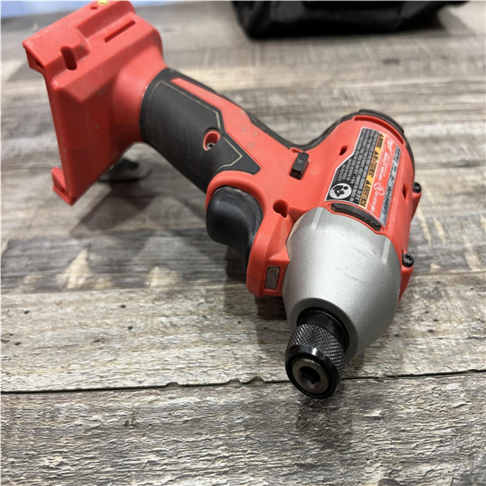 AS-IS Milwaukee 18-Volt Lithium-Ion Compact Brushless Cordless 1/4 in. Impact Driver Kit