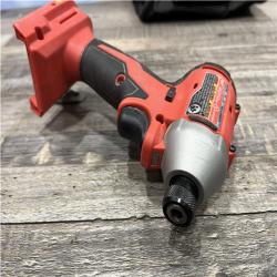 AS-IS Milwaukee 18-Volt Lithium-Ion Compact Brushless Cordless 1/4 in. Impact Driver Kit