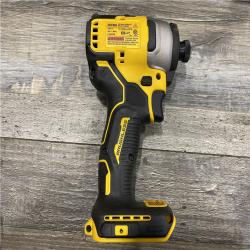 AS-IS DEWALT Atomic 20V Max Lithium-Ion Brushless Cordless Compact 1/4 in. Impact Driver Kit