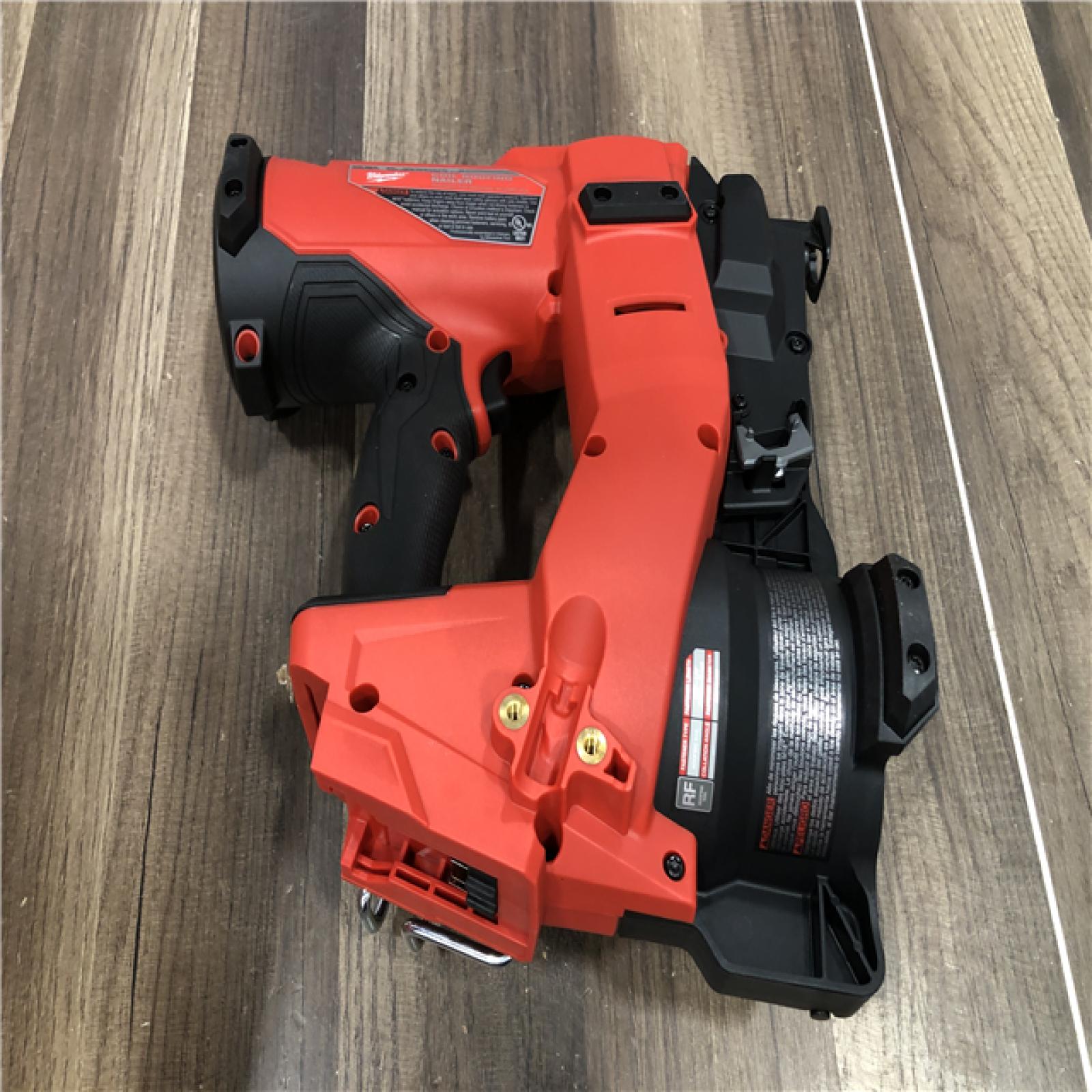 AS-IS Milwaukee FUEL 18-Volt Lithium-Ion Brushless Cordless Coil Roofing Nailer (Tool Only)