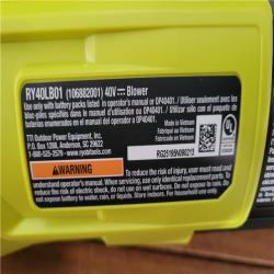 California NEW Ryboi 40V 550 CFM Blower Kit  Includes (1) Battery & Charger