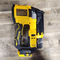 HOUSTON LOCATION - AS-IS (APPEARS LIKE NEW) DEWALT ATOMIC 20V MAX Lithium Ion Cordless 23 Gauge Pin Nailer Kit with 2.0Ah Battery and Charger