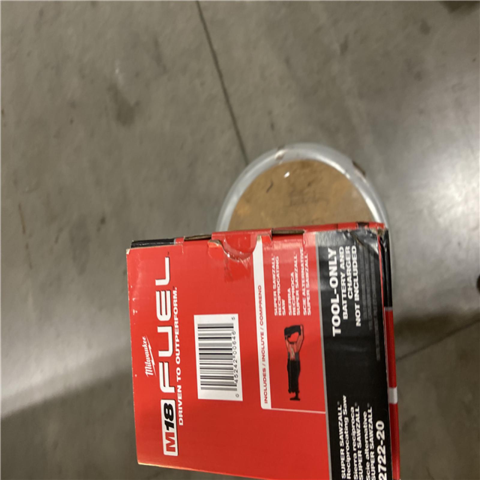 LIKE NEW! - Milwaukee M18 FUEL 18V Lithium-Ion Brushless Cordless Super SAWZALL Orbital Reciprocating Saw (Tool-Only)