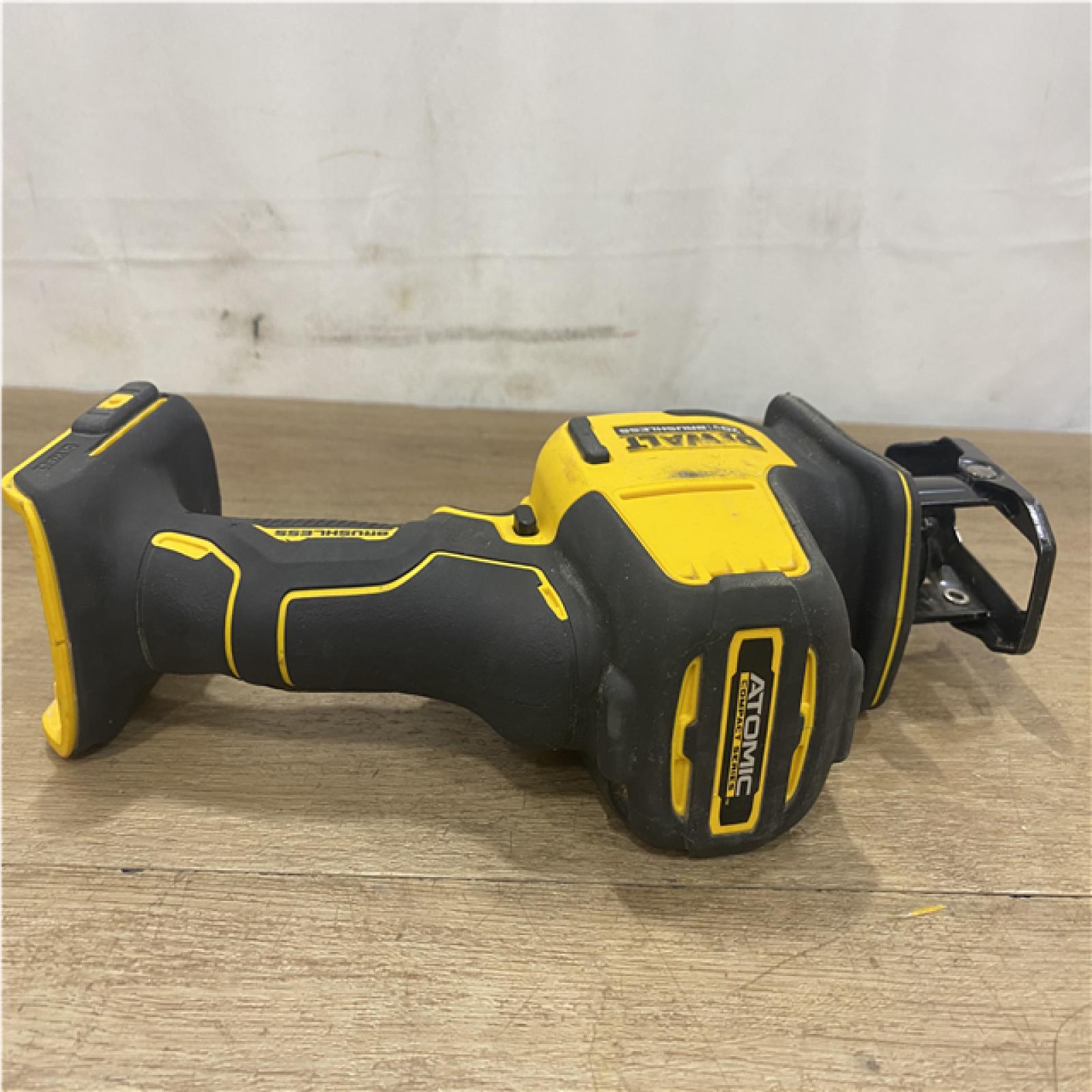 AS-IS DEWALT ATOMIC 20V MAX Cordless Brushless Compact Reciprocating Saw (Tool Only)