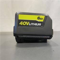 AS-IS  RYOBI 40-Volt 6.0 Ah High Capacity Lithium-Ion Battery