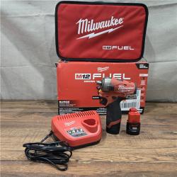 AS-IS Milwaukee M12 FUEL SURGE 1/4 in. Cordless Brushless Hydraulic Impact Driver Kit (Battery & Charger)