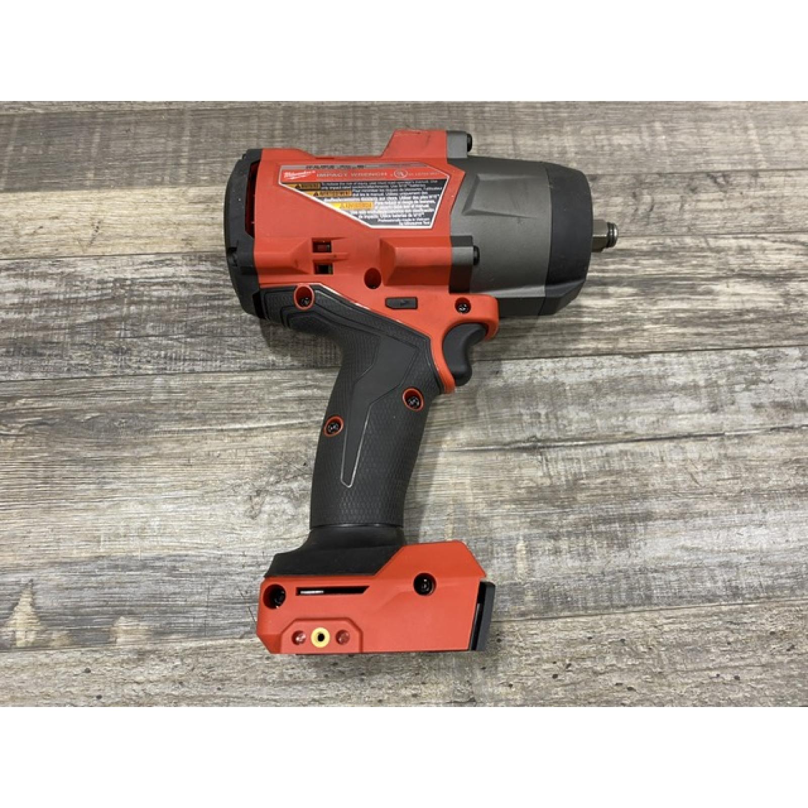 AS-IS Milwaukee FUEL 18V Lithium-Ion Brushless Cordless 1/2 in. Impact Wrench with Friction Ring (Tool-Only)