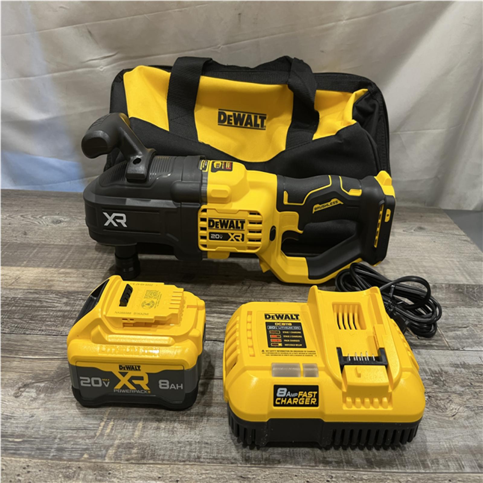 AS-IS DEWALT 20V MAX XR Lithium-Ion Brushless Cordless 7/16 in. Compact Stud & Joist Drill Kit
