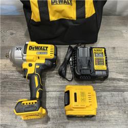 AS-IS DEWALT 20V MAX Lithium-Ion Cordless 1/2 in. Impact Wrench Kit
